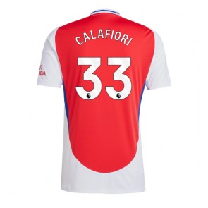 Arsenal Riccardo Calafiori #33 Hemmatröja 2024-25 Kortärmad